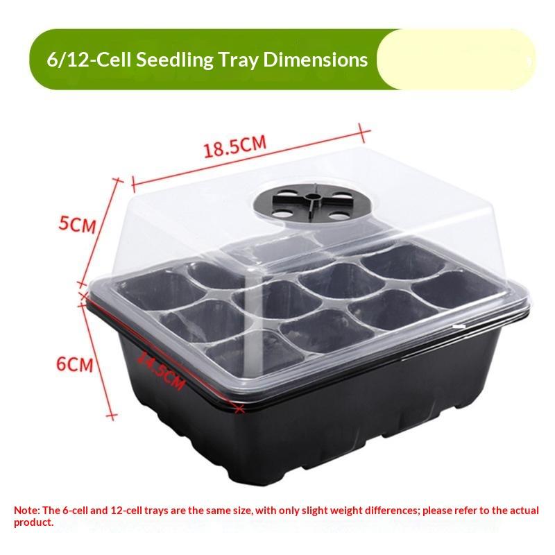 6/12-Cell Home Seed Starter Tr - Humidity Dome Kit 评论和价格