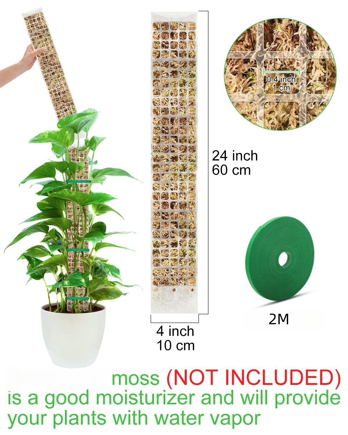 Plants Moss Pole Garden Subjec - Sphagnum Moss Dry 评论和价格